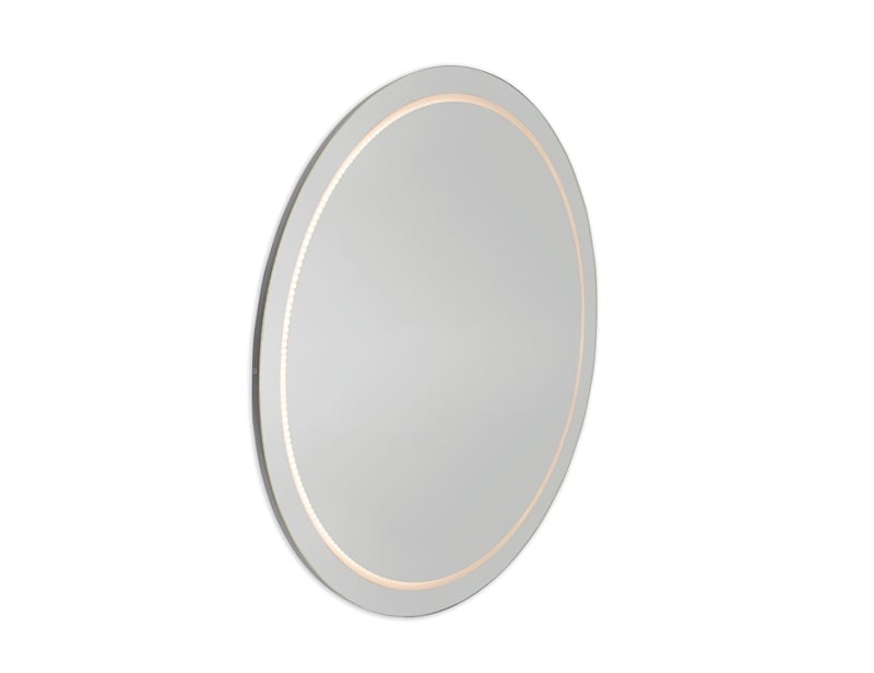 Jet Plane modern luxury mirror with grey lacquered wood