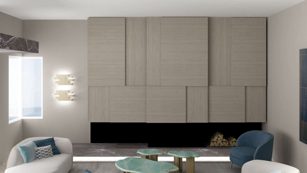 Fireplace / Bar / Wall Unit - Nella Vetrina