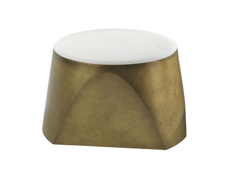 Jipe modern luxury coffee table with white onyx