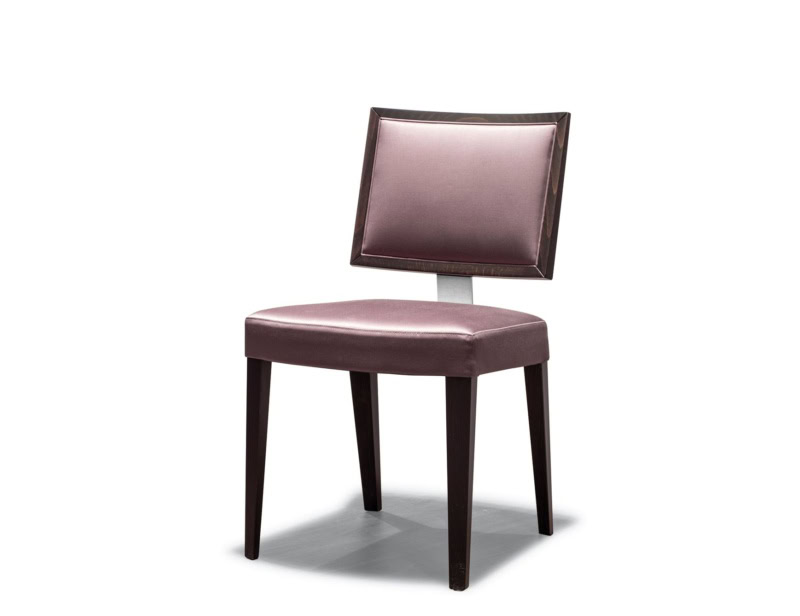 Resort modern Italian chair with purple fabric